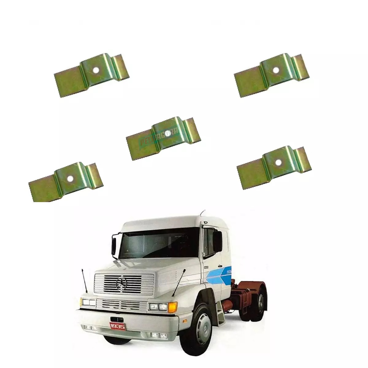 CAIXA 5   CANTONEIRA TRAVA BORRACHA PERFIL CAPO MB 1618 1620 1941 2638 MERCEDES 