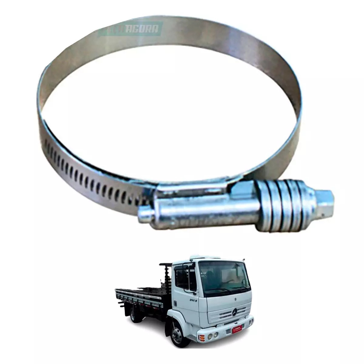 ABRACADEIRA INTERCOOLER ACO INOX MB 914 LO712C 1318 1718 1620 1618L 1621 1723 LS