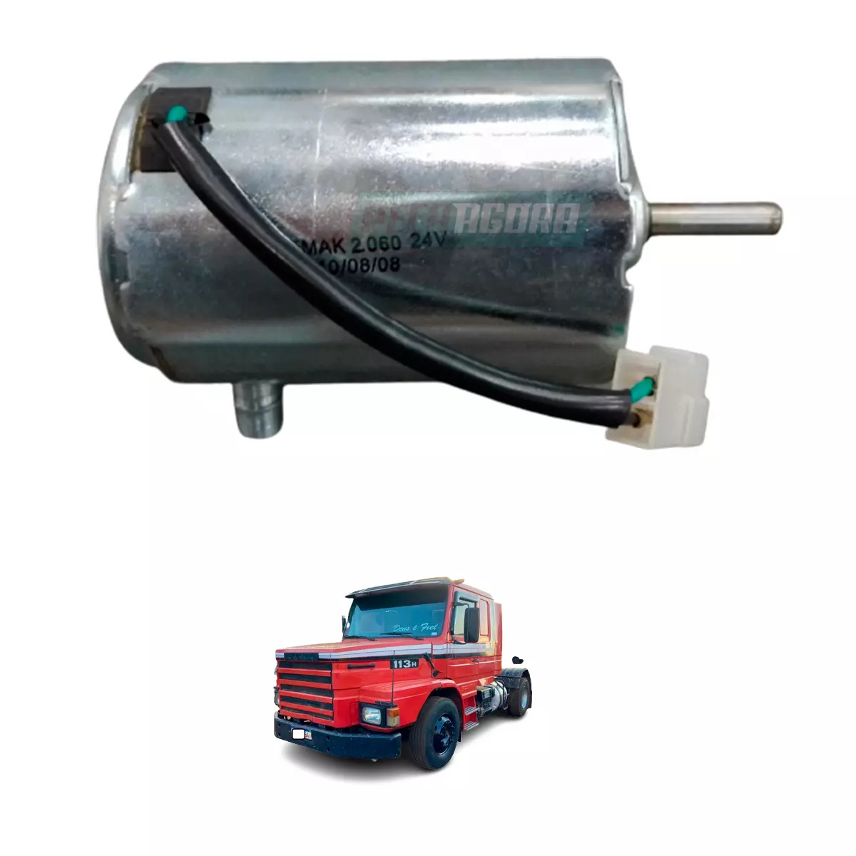 MOTOR DE VENTILADOR RADIADOR PARA SCANIA CAMINHÕES R T 112 310 92 DIANTE PARA S