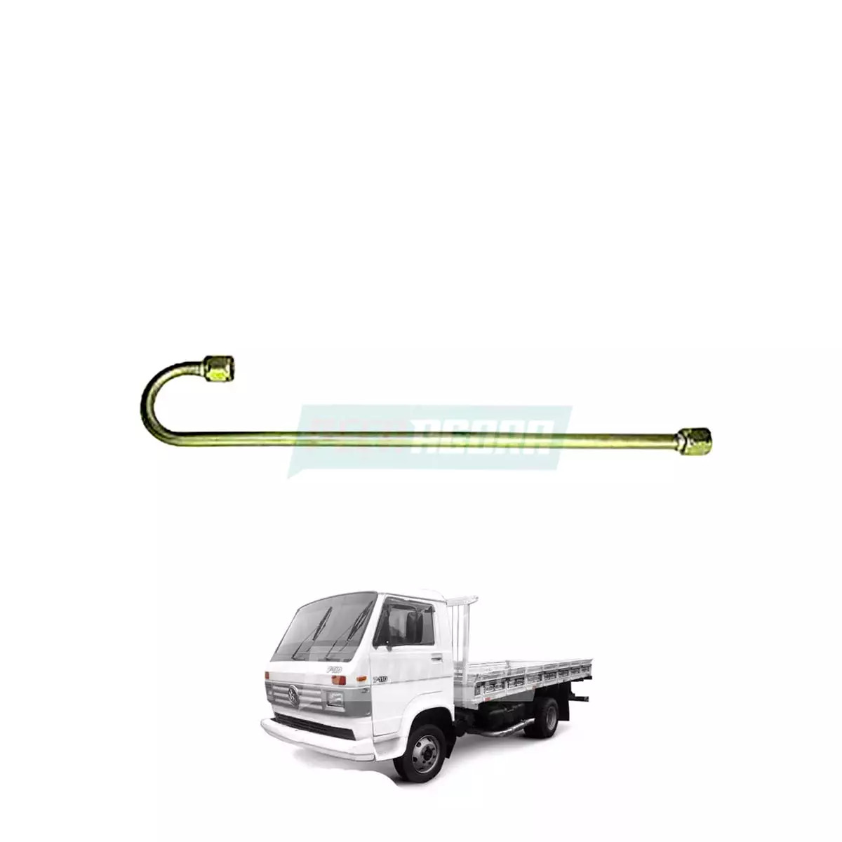 TUBO PRESSAO DIRECAO HIDRAULICA VW 7100 8100 8140  (TAP145177-40021)