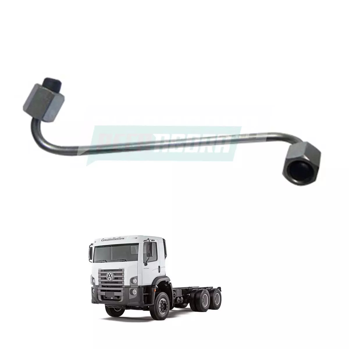 TUBO PRESSAO COMBUSTIVEL INJETOR VW CONSTELLATION 17250E 2425E WORKER 13170E 151