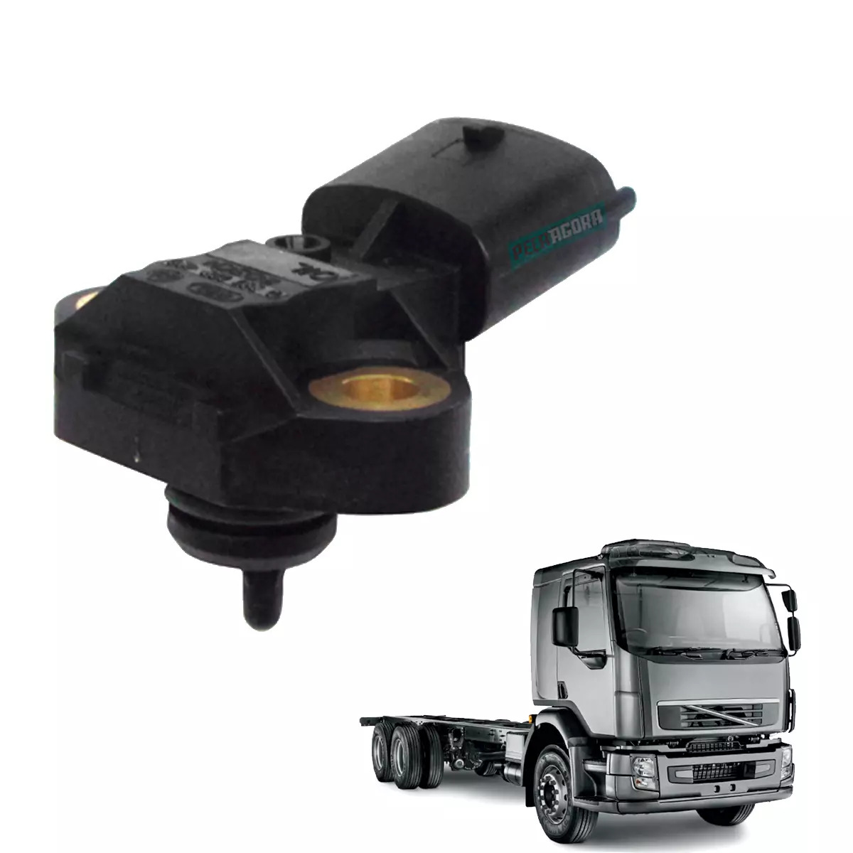 SENSOR TEMPERATURA OLEO MOTOR VOLVO VM 260 VM 310 ONIBUS B270F EURO 3 (20742885-