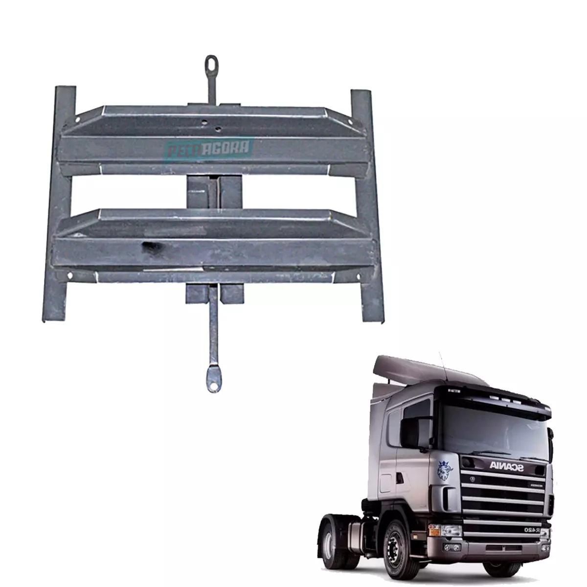 GRADE CAIXA BATERIA PARA SCANIA SERIE 4 T114 R124 P124 G124 P114 R114 T114 (1386