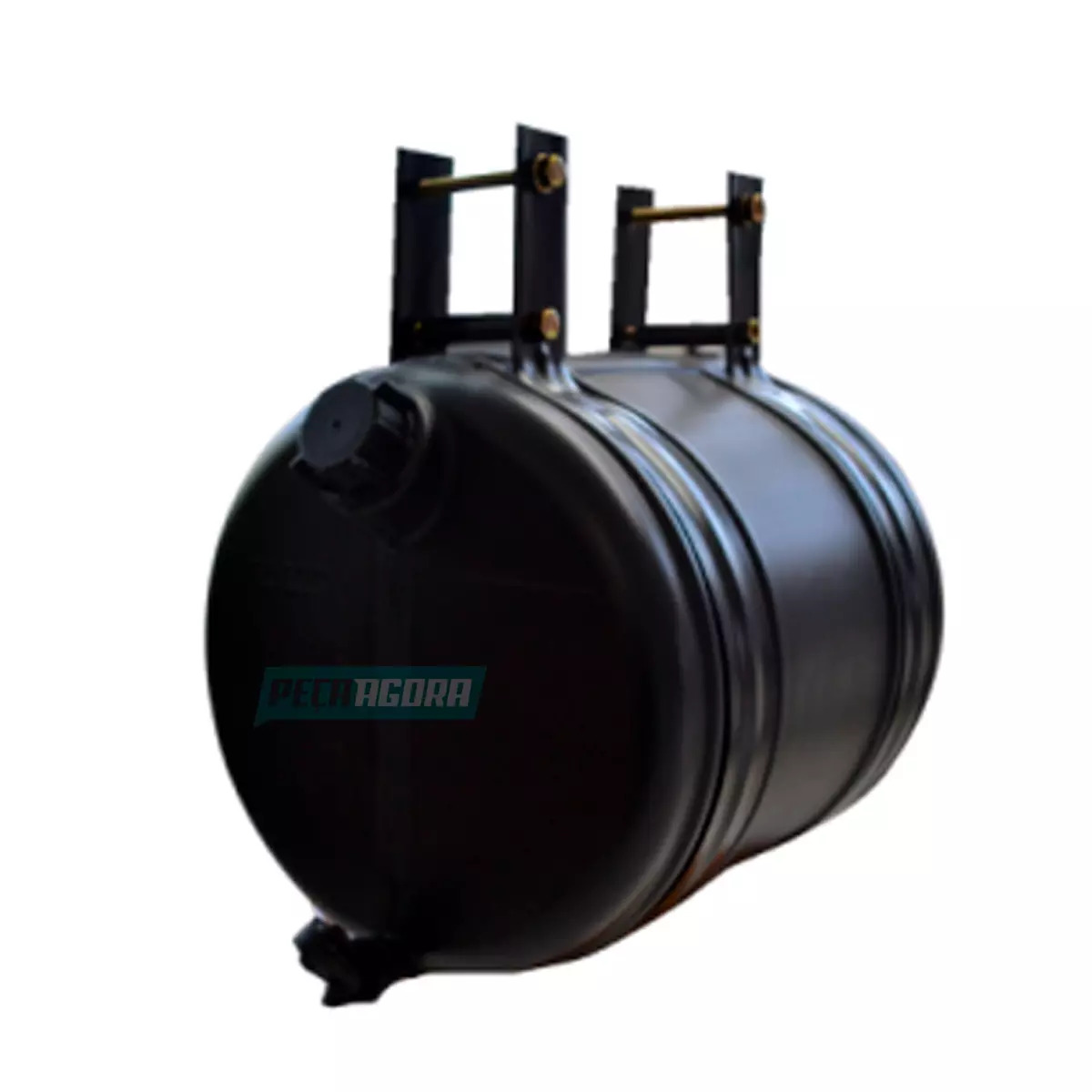 COROTE 16 LITROS PRETA SEM ABA COM TAMPA CINTA METALICA  (R008692-SP1221)