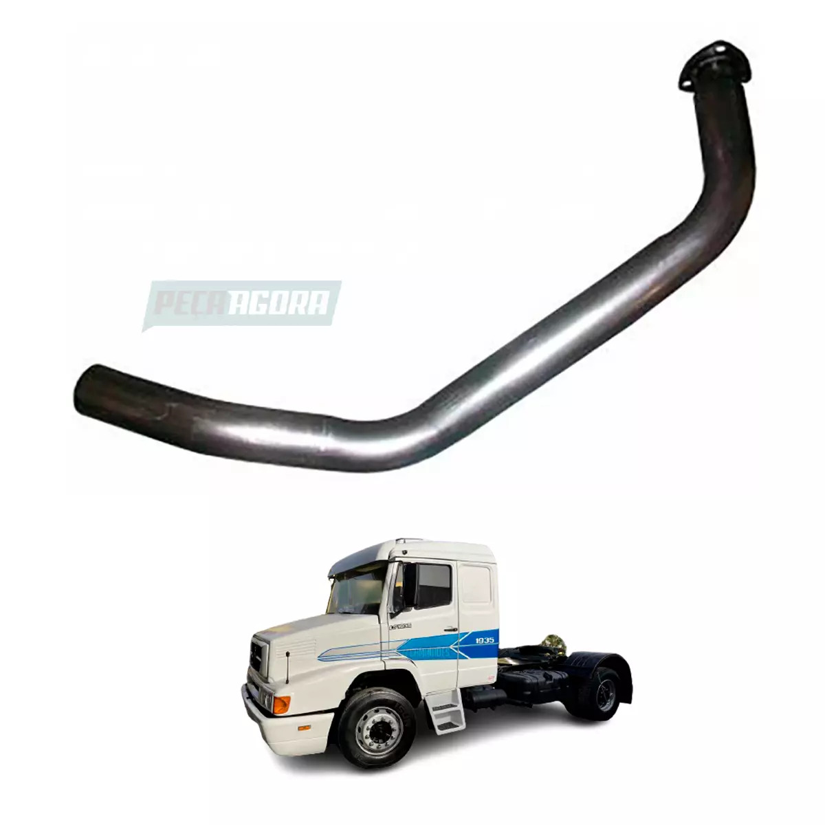 TUBO SAIDA MOTOR MB EURO 3 1935 / 1941 ANO 1996... (3884907019_)