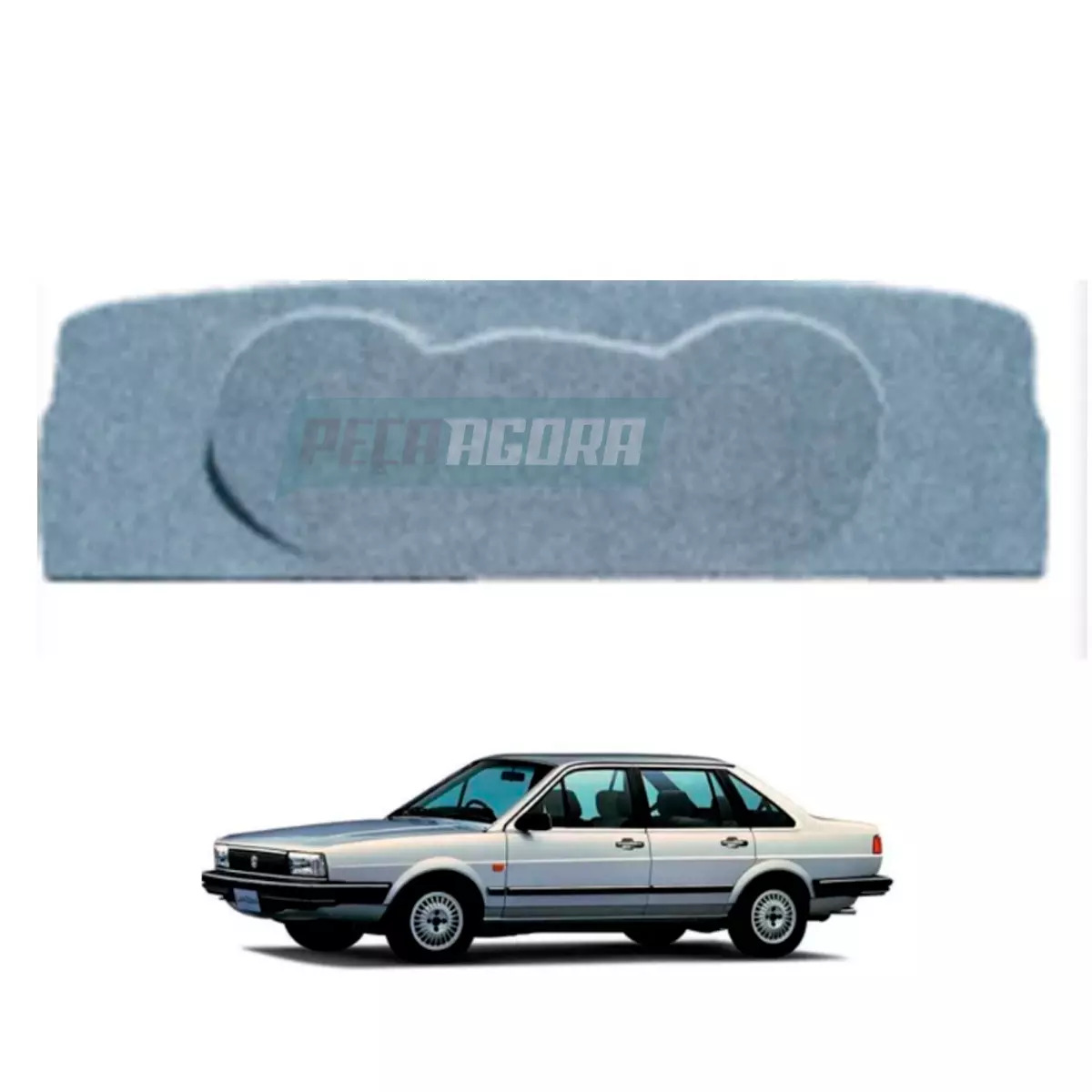 TAMPA PORTA MALA SANTANA ATE 90 CINZA (M308421)