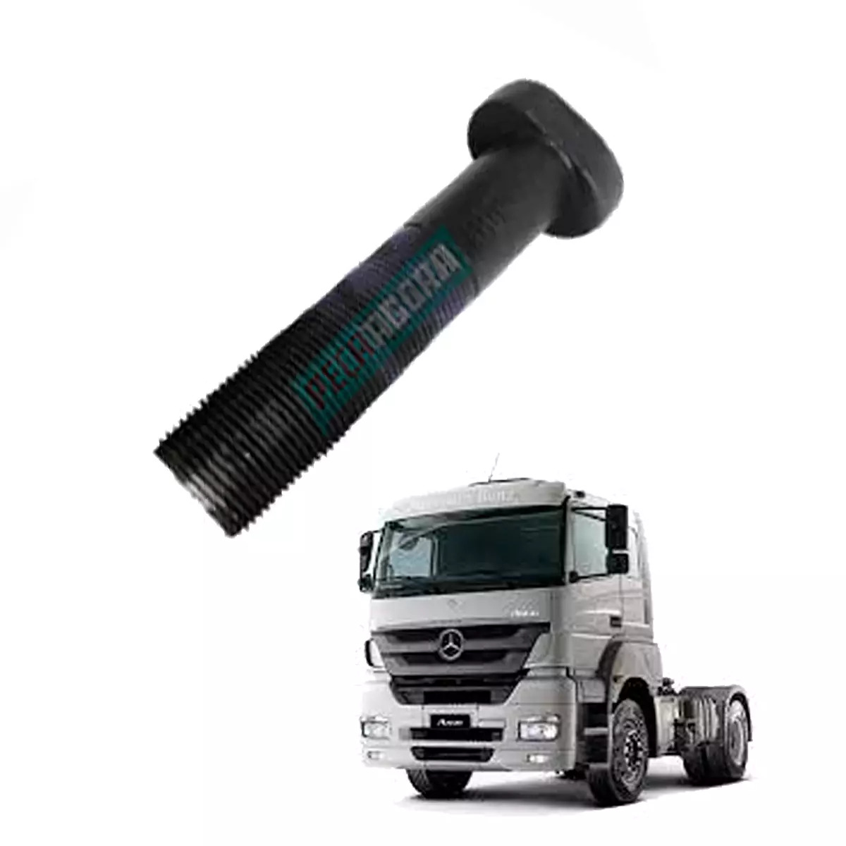 PARAFUSO RODA TRASEIRO M22X1,5X98X108,5 RECARTILHADO MB AXOR ATEGO 12 EM DIANTE 