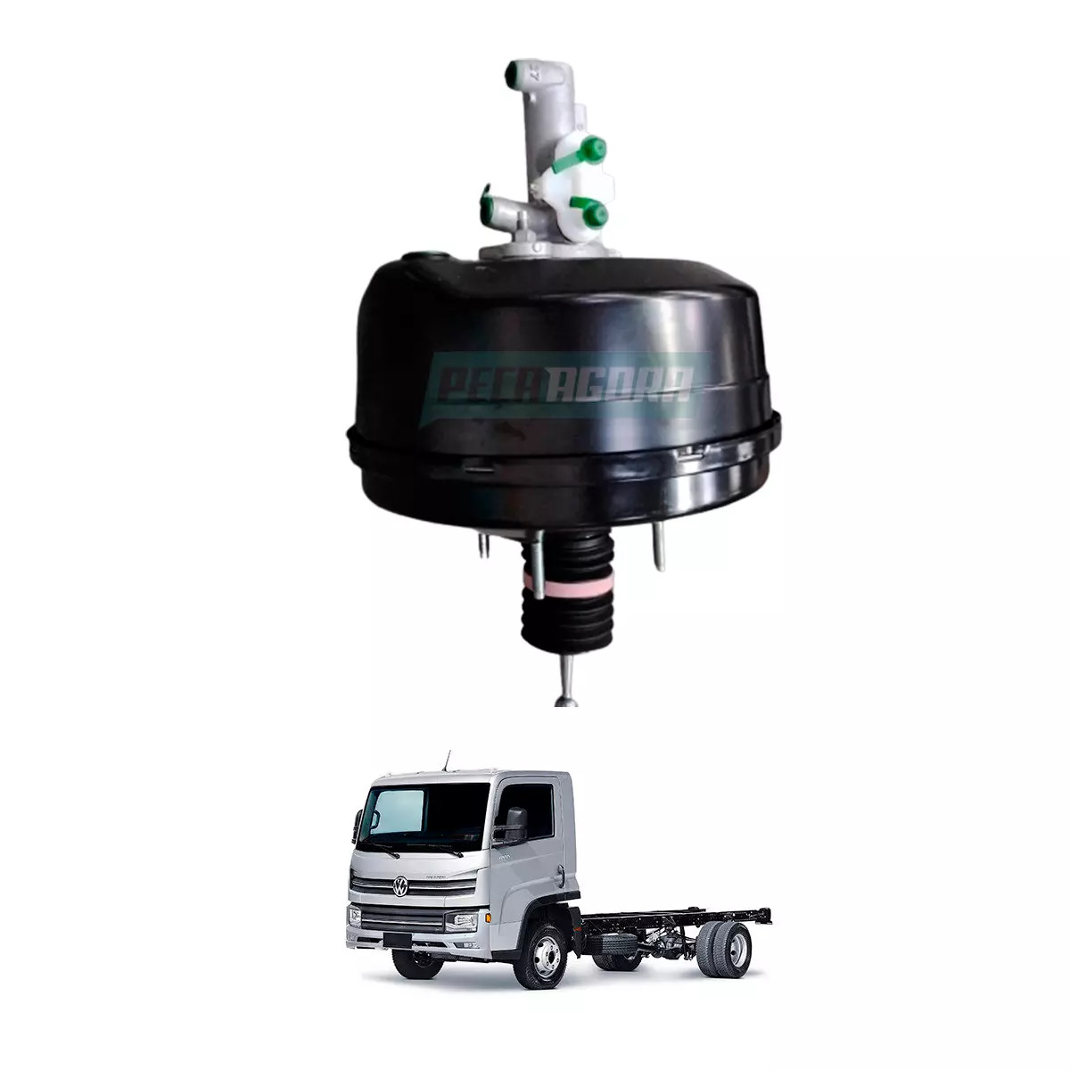 CONJUNTO SERVO FREIO E CILINDRO DE FREIO VOLKSWAGEN 6-160 / EXPRESS (COMPOSTO DE