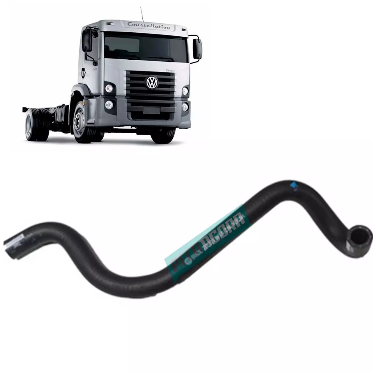 MANGUEIRA ARREFECIMENTO AR QUENTE CABINE VW 13180E 15180E 17250E 24250E 19320E 2