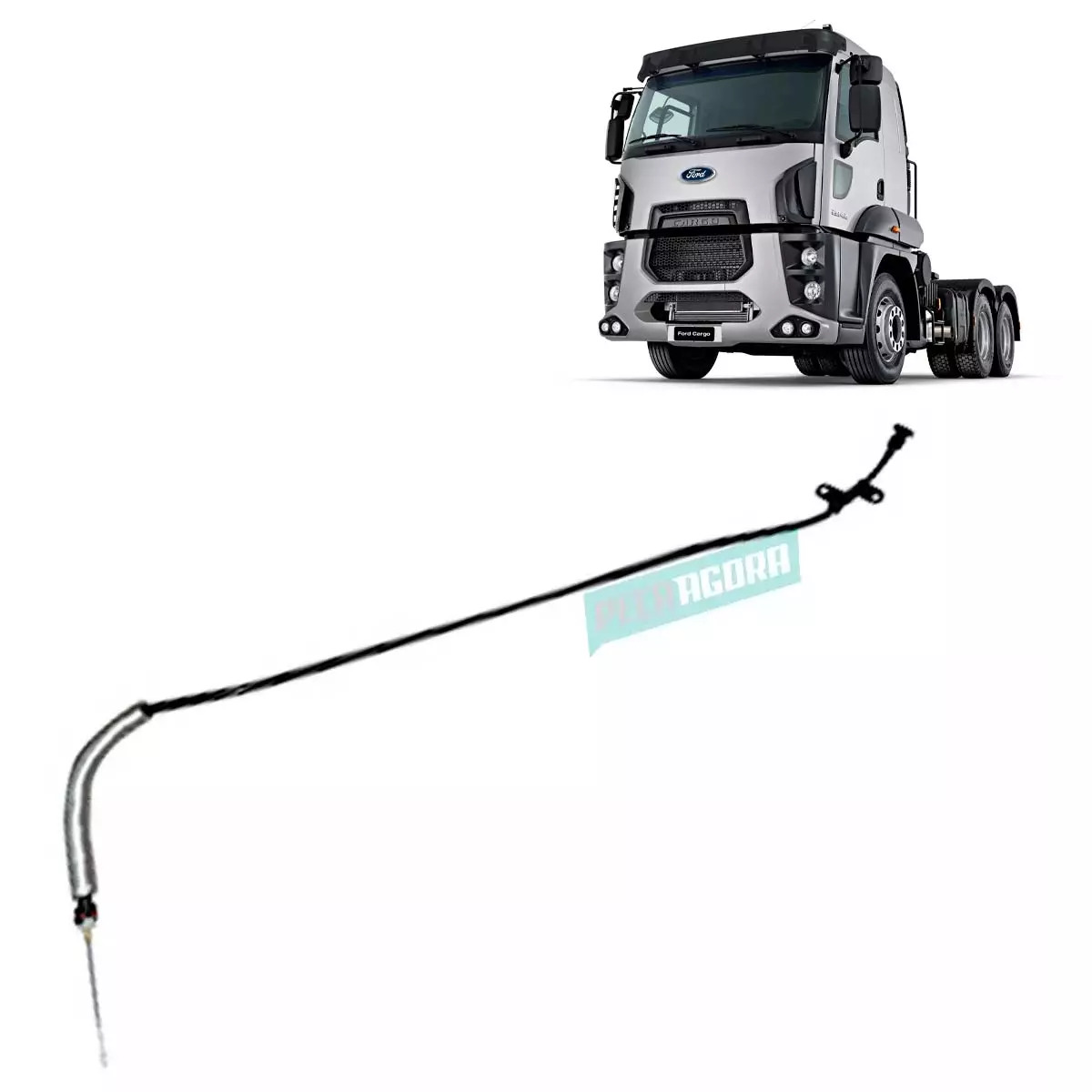  TUBO GUIA SEM VARETA FORD NOVO CARGO 1317 1319 1419 1517 1519 1717 1719 - 2011.