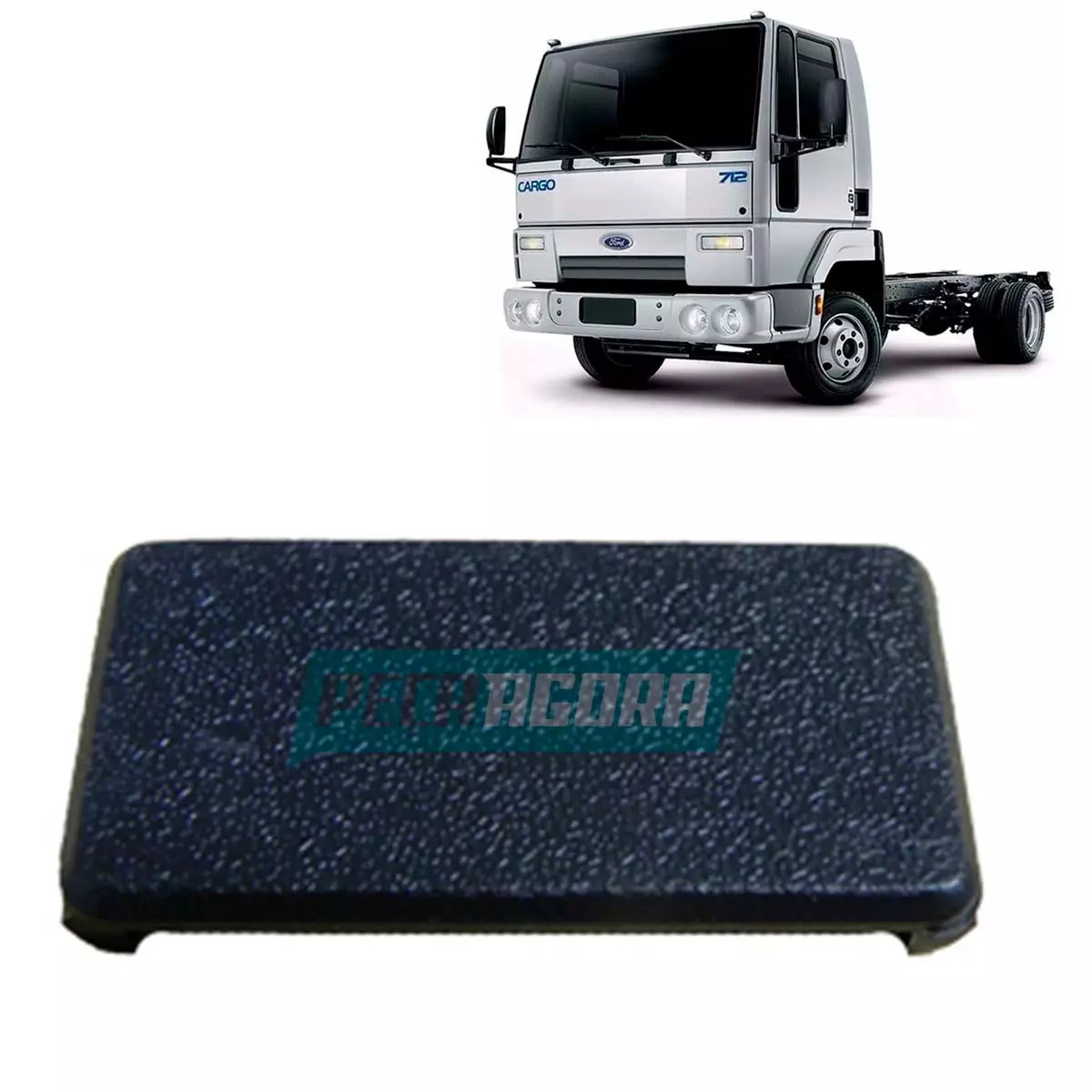 TAMPAO FURO INTERRUPTOR PAINEL INSTRUMENTOS FORD CARGO 85 DIANTE (81DB13K732AA)