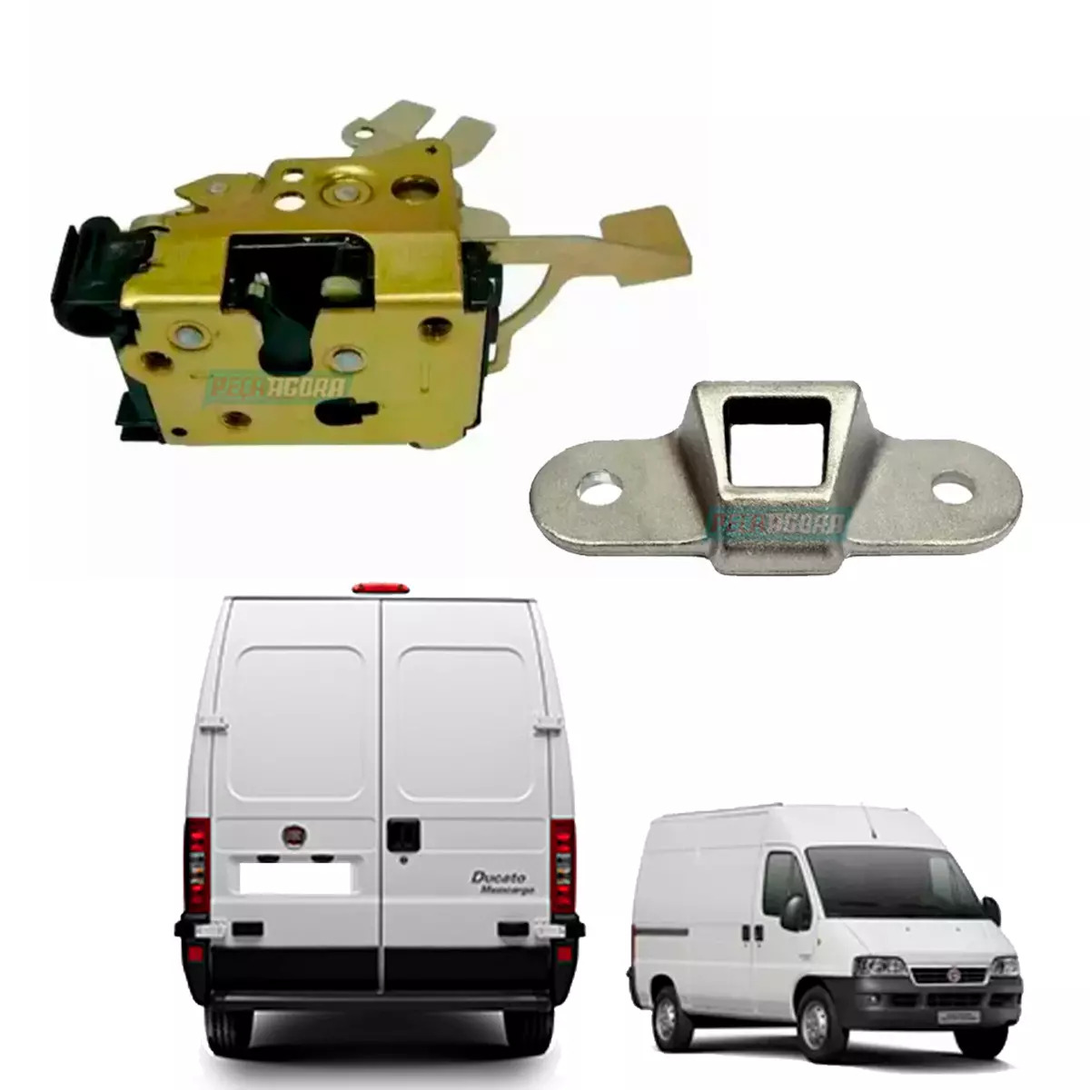 KIT FECHADURA BATENTE DUCATO PORTA TRASEIRA TETO ALTO (1340174080_)
