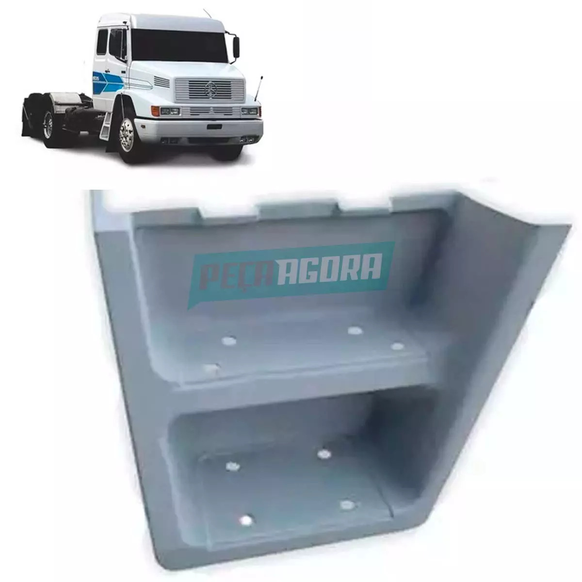 ESTRIBO FIBRA MERCEDES BENZ 1935 BICUDO DIR. (449970)