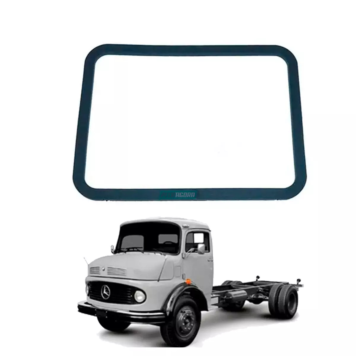 CAIXA 5  10 BORRACHA VENTAROLA LATERAL CABINE CAMINHAO MB 1113 1313 1513 2213 (C