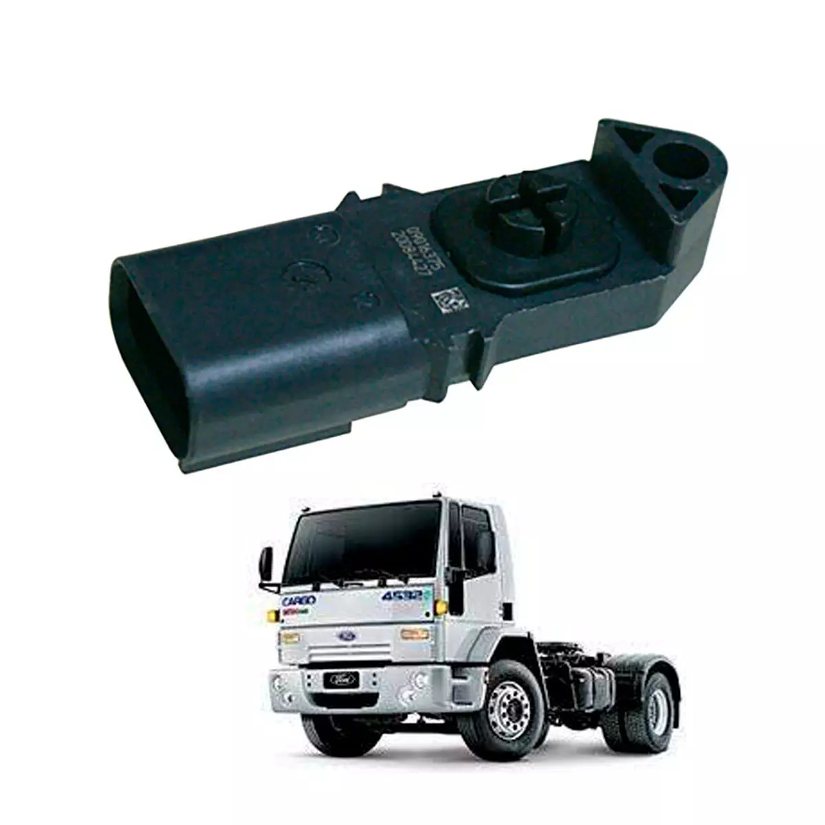 SENSOR PRESSAO AR ADMISSAO MOTOR CUMMINS ISC 8.3 ISL FORD CARGO CAMINHAO 4532E 6