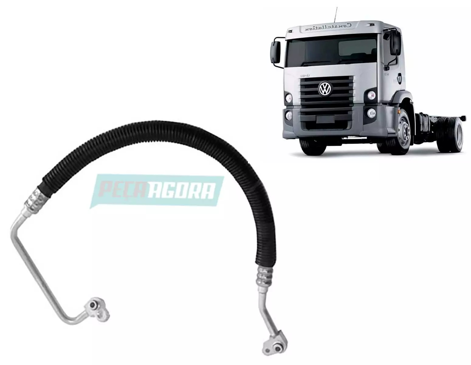 MANGUEIRA AR CONDICIONADO DESCARGA NFB MWM VW CONSTELLATION 13180E 15180E 06 EM 