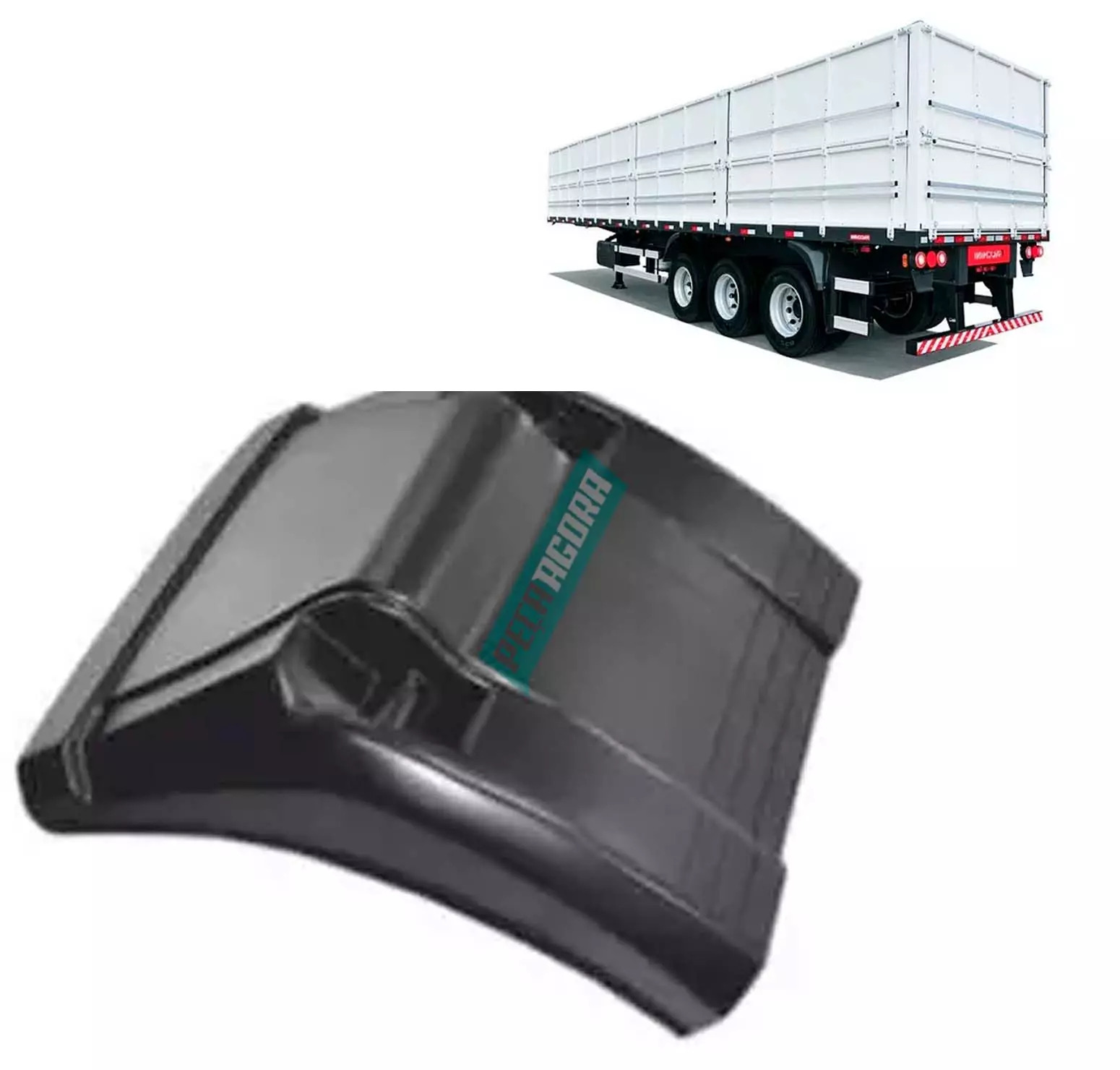 MEIO PARALAMA FACCHINI 2012 DIANTEIRO ESQUERDO/TRASEIRO DIREITO RODOPLAST (31336