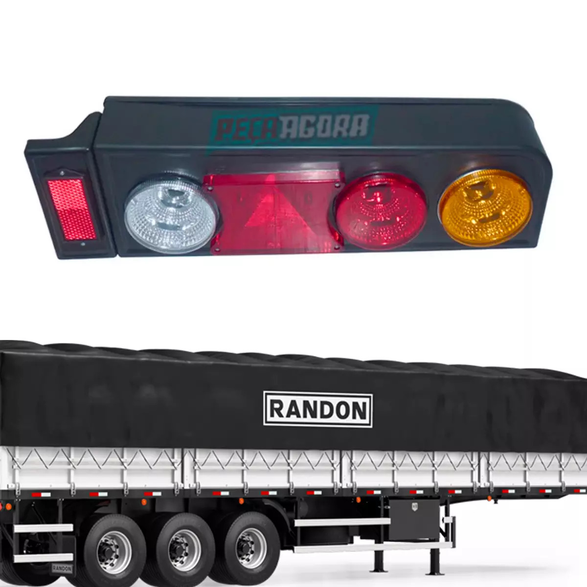 MODULO UNIVERSAL TRASEIRO RANDON COM TRIANGULO COM ABA CARRETAS (2101102002P)