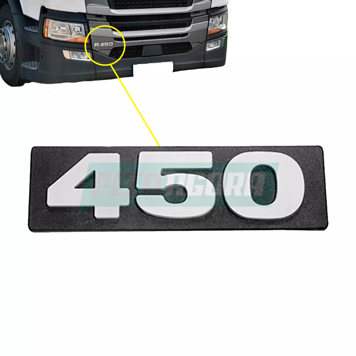 EMBLEMA 450 GRADE PARA SCANIA T R 114 (1347202.)