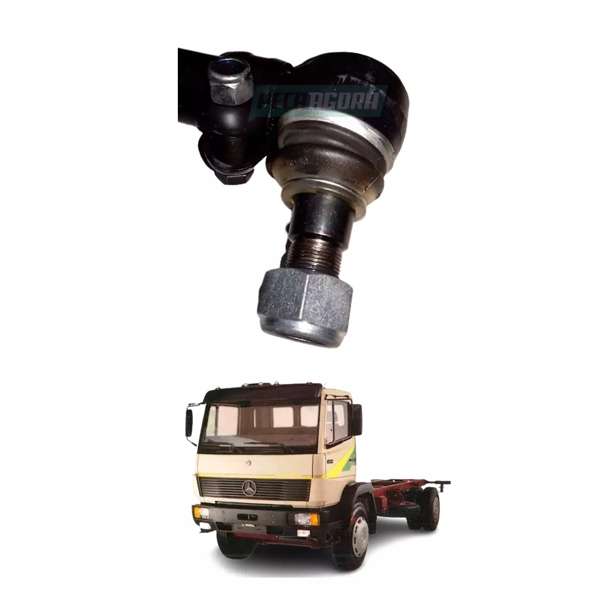 BARRA DIRECAO 977MM N5124 CURTA MB 1214 1218 1414 1418 1714 1718 TODOS CARA CHAT