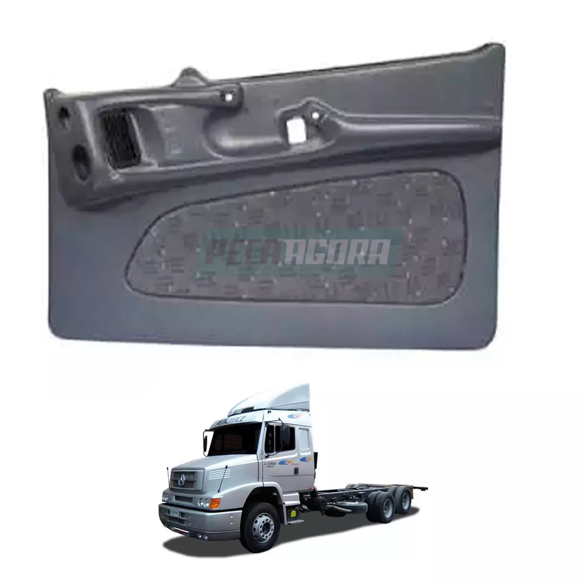 FORRO PORTA PRE-MOLDADA MERCEDES BENZ 1620 BICUDO TECIDO COMPLETO DIREITO (69672