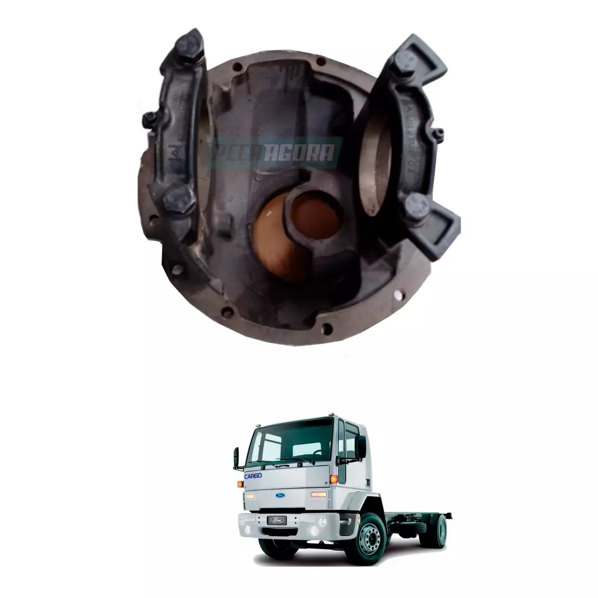 CARCACA CENTRAL DIFERENCIAL MS160 RS160 MS168 PARAFUSO ENCOSTO FORD CARGO 1729E 