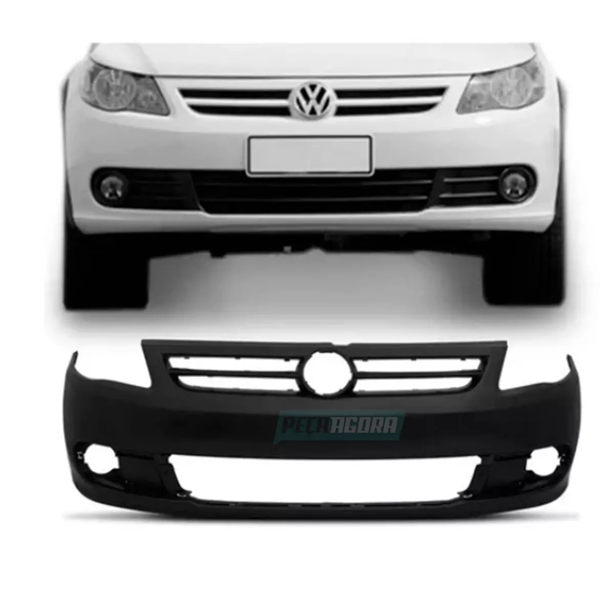 PARACHOQUE PRETO TEXTURIZADO SAVEIRO G5 2009 ATE 2012 (KYY9842)