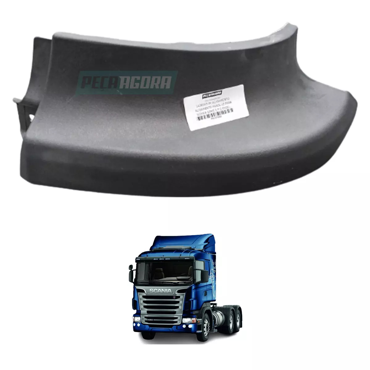 ACABAMENTO ALOJAMENTO FAROL LE PARA SCANIA SERIE 5 P G ESQUERDO (1438563-IM)
