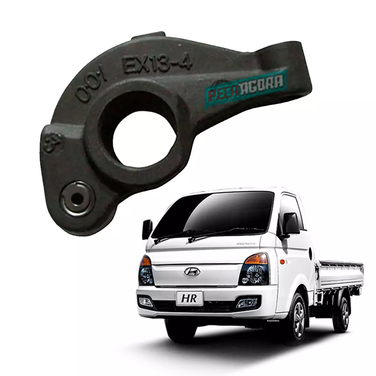 BALANCIM VALVULA ESCAPE HYUNDAI HR MOTOR EURO III 2.5L 8V D4BH HR (BVESHY25)