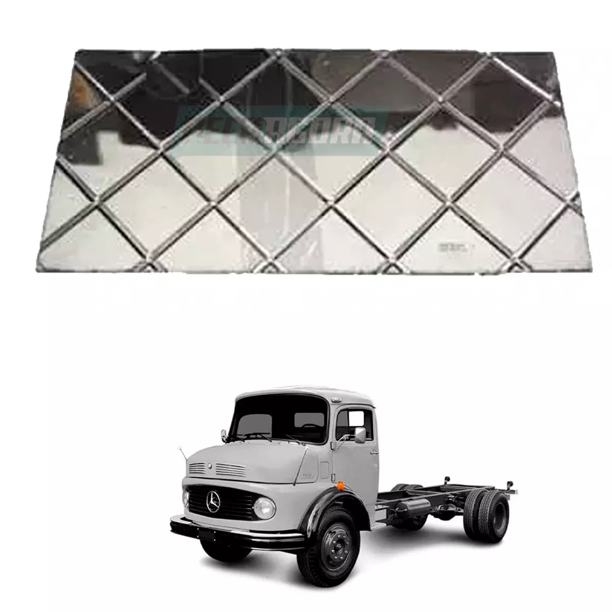 POLAINA INOX ROTAMIL MB 1113 PARALAMA MERCEDES BENZ (180008.)