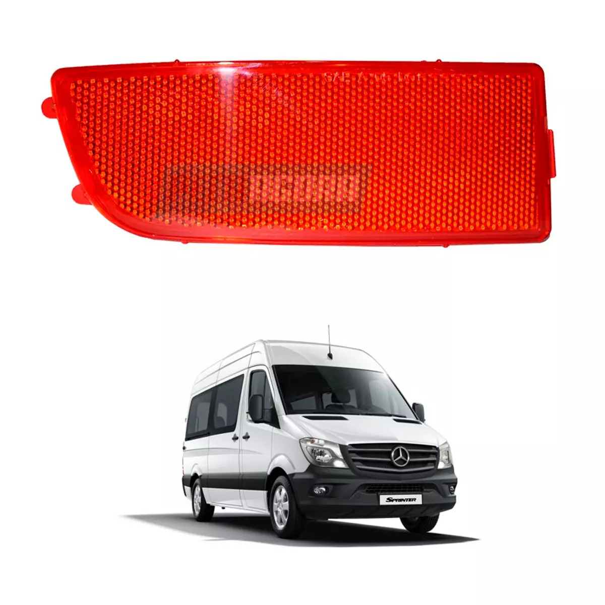 COBERTURA LANTERNA ESQ. (DEFLETOR PARACHOQUE TRAS.) MERCEDES MERCEDES   MERCEDES