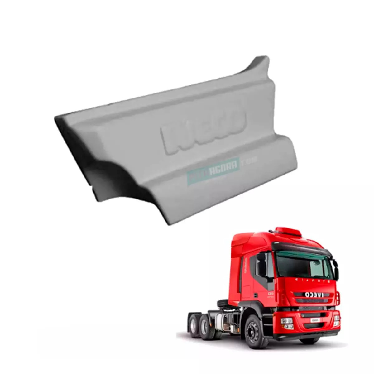 TAPA ESTRIBO PEGA CHINELO ESQUERDO PARA IVECO NOVO STRALIS 2008... (R006791-ESQU