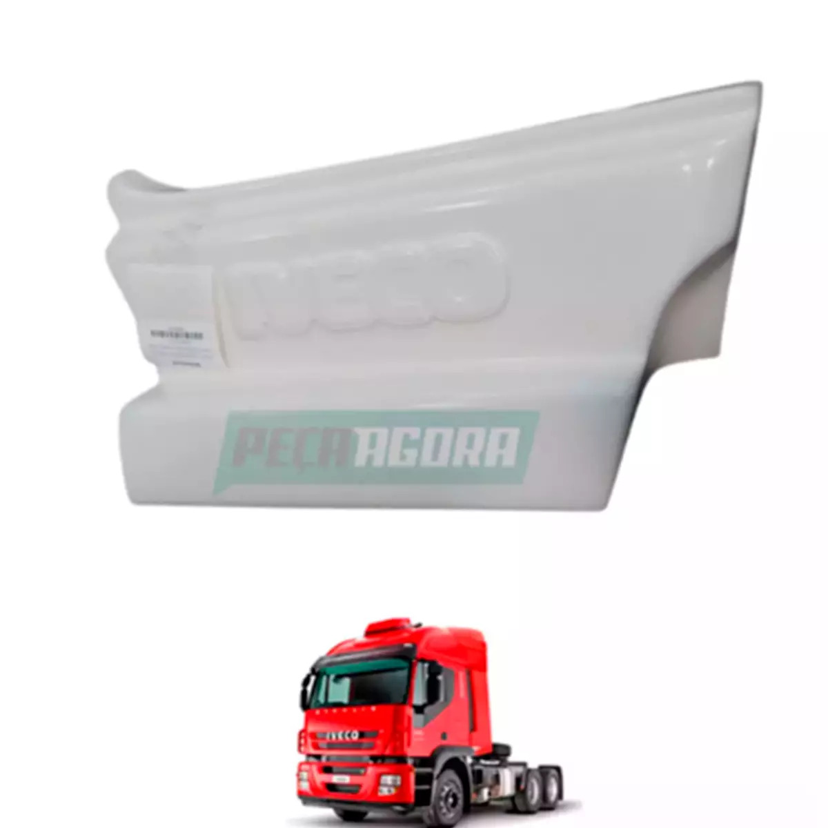 TAPA ESTRIBO PEGA CHINELO DIREITO PARA IVECO NOVO STRALIS 2008... (R010175-DIREI