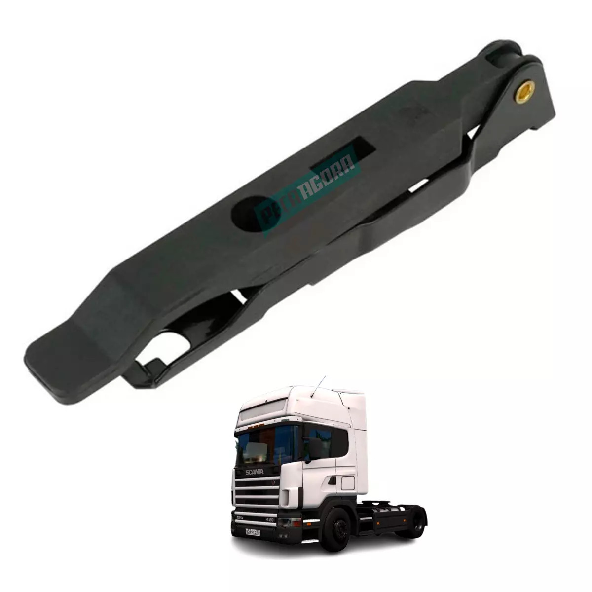 PUXADOR TRAVA CAPO PARA SCANIA 4 SERIES CP CR CT CHASSIS 1257631 4427279 9049831