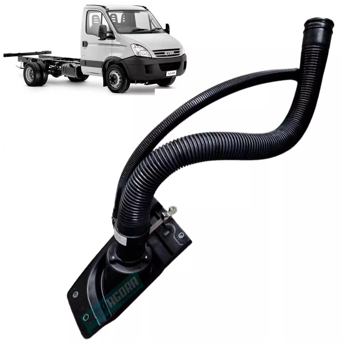BOCAL ABASTECIMENTO DIESEL IVECO NOVA DAILY 70C16 30 16V CABINE DUPLA APOS 2008 