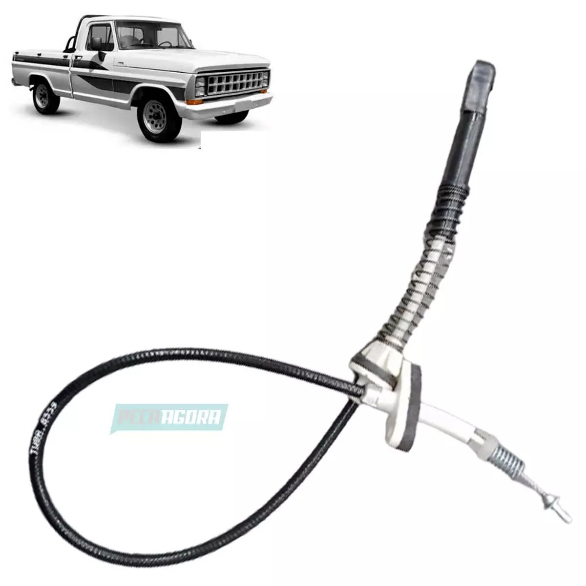 CABO ACELERADOR 632MM FORD F100 F4000 MOTOR CUMMINS 1998 (XC359A758BC)