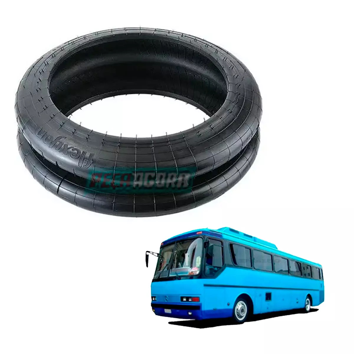 BOLSA FOLE PNEUMATICO 1R1AF390295 MB O370 O371 O400 DIANTEIRO E TRASEIRO 131X390