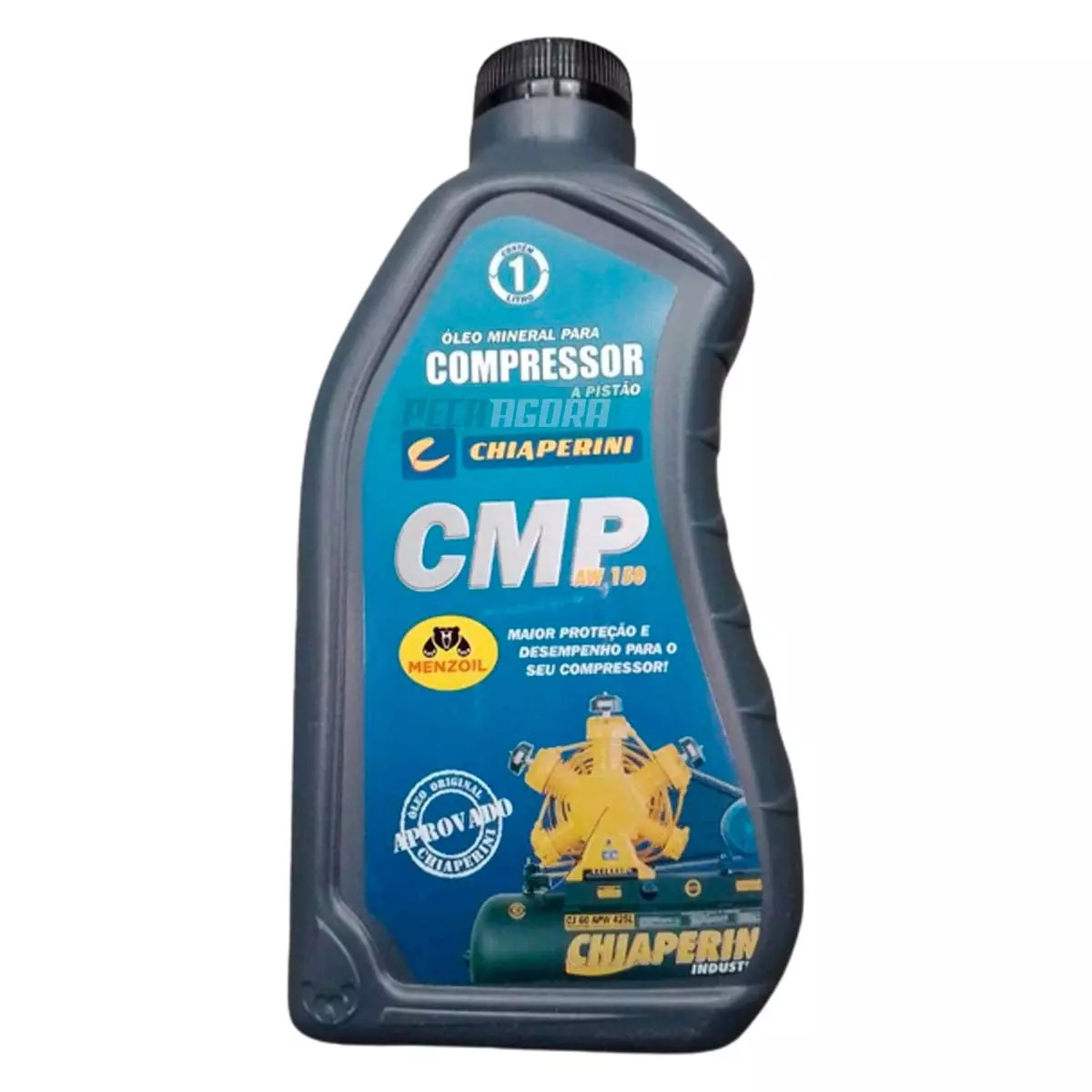 OLEO LUBRIFICANTE MINERAL PARA COMPRESSORES 1 LITRO CMP AW 150 (CH5517)
