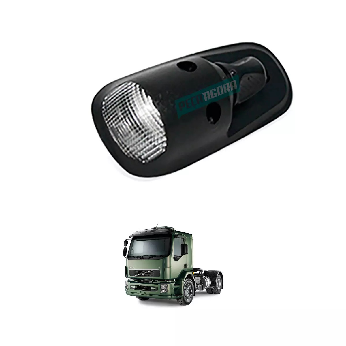 LANTERNA TETO ESQ DIR UNITARIA VOLVO VM17 VM23 VM270 VM220 VM230 VM270 VM310 VM3