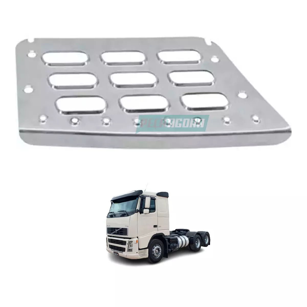 PISANTE ESQUERDO MEIO INFERIOR ESTRIBO VOLVO FH 2004... METAL (20360788)