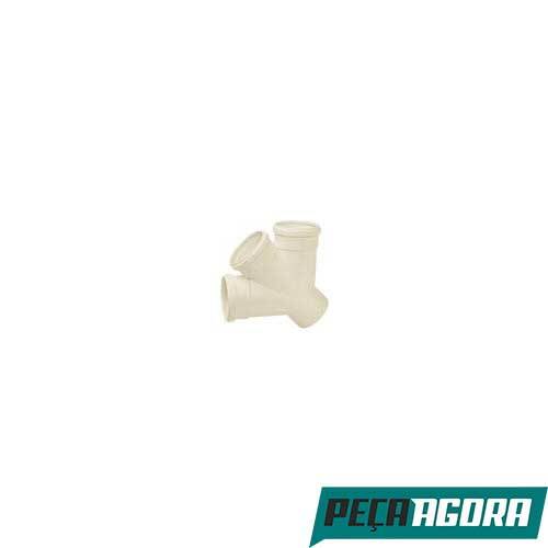JUNCAO DUPLA ESGOTO AMANCO 100MM X 100MM (19989CC)