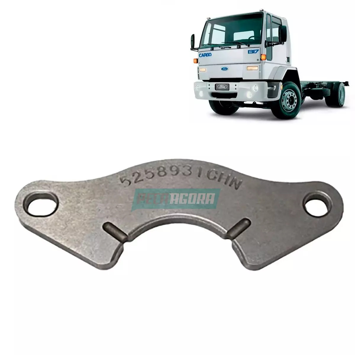 SUPORTE TRAVA COMANDO VALVULAS ISB FORD NOVO CARGO 1317 4X2 1517 4X2 1717 4X2 11