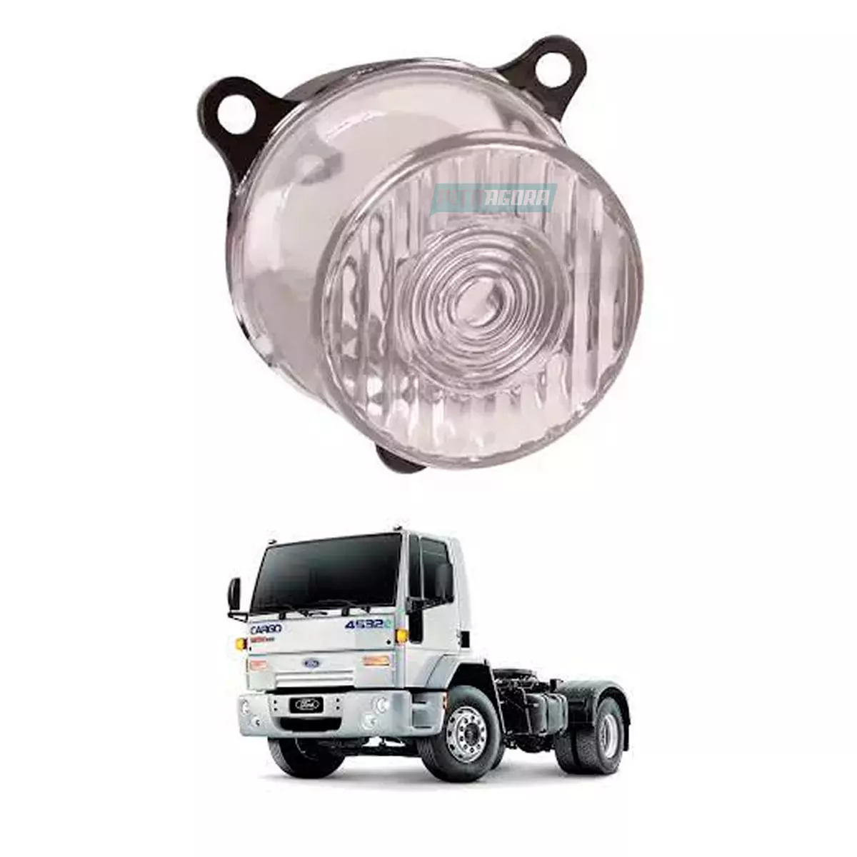 LANTERNA SETA FORD CARGO DIANTEIRA HORIZONTAL SEM SOQUETE ACRILICO - CR PRADOLUX
