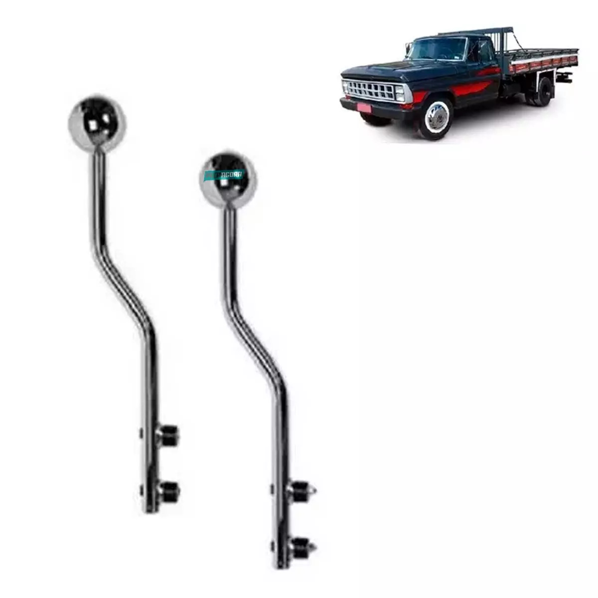 PAR BALIZA FABBOF CURVA MERCEDES BENZ 608/F4000 COM SUPORTE ANEXO 70CMS BA001 (0