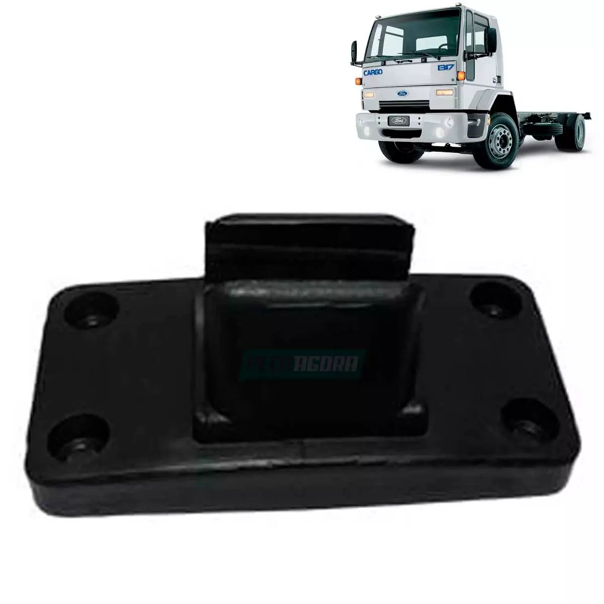 SUPORTE BASE TIRANTE BRACO RETROVISOR FORD CARGO 1316 1722 1317 1731 2631  (2SS8