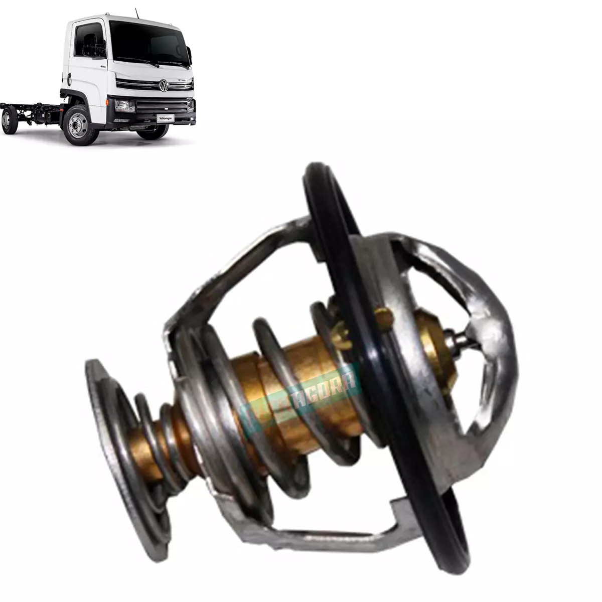 VALVULA TERMOSTATICA MOTOR CUMMINS ISF 2.8 NOVO VW DELIVERY EXPRESS 4.150 6.160 