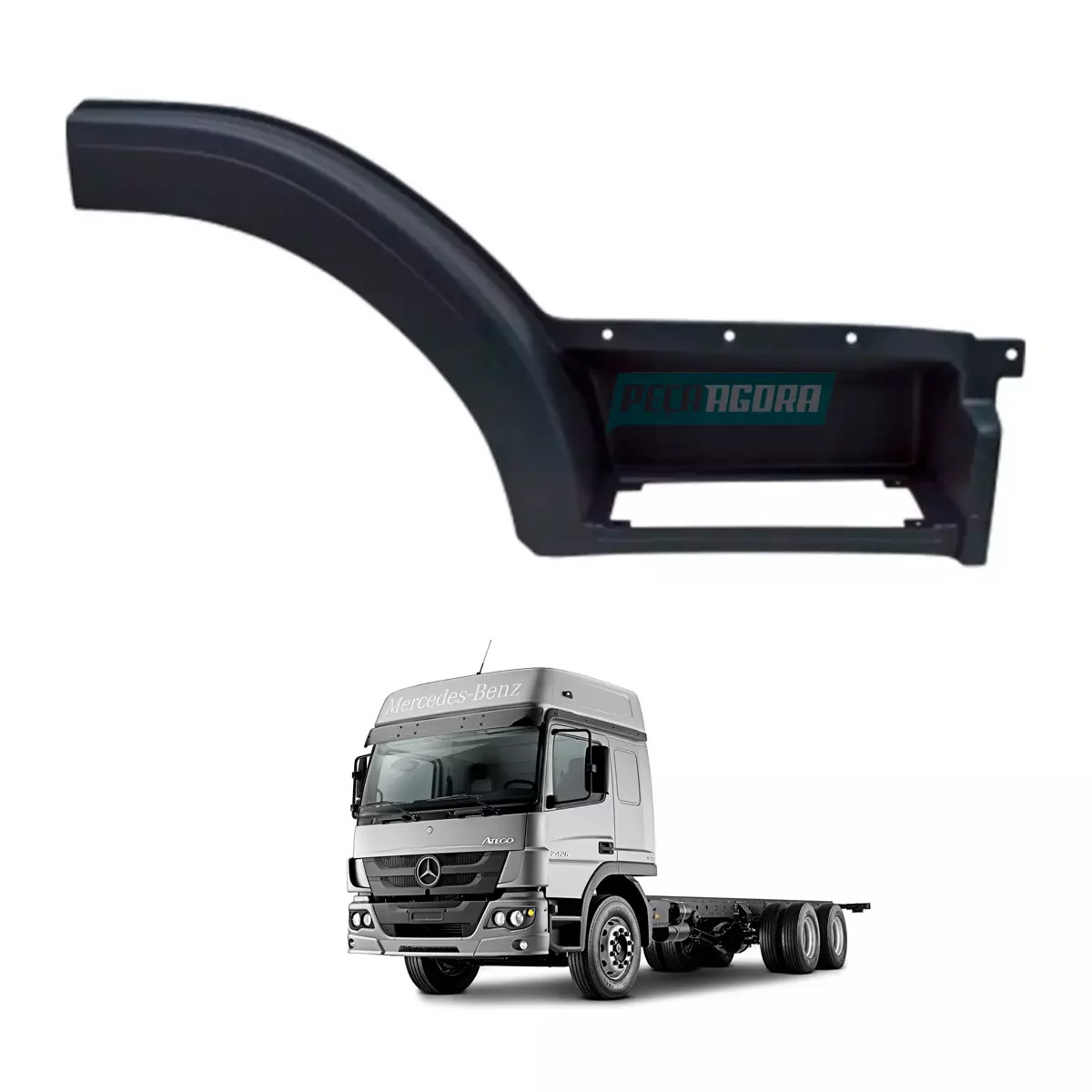 PARALAMA ESTRIBO 1 DEGRAU DIR MB ATEGO 2426 (9586603801|)