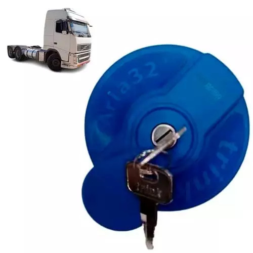 TAMPA RESERVATORIO ARLA 32 VOLVO CAMINHOES EURO 5 ANO 2012... (TAMPAS COM TRAVAS