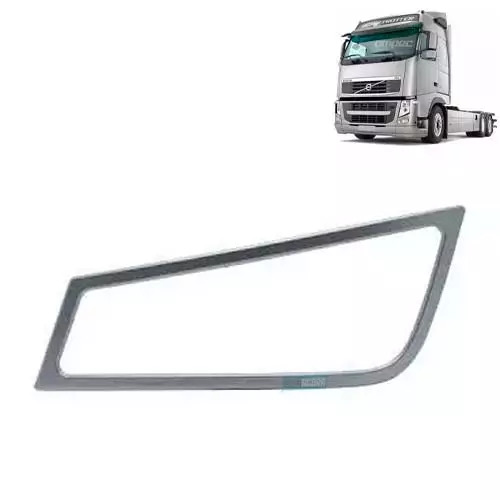 MOLDURA EXTERNA FAROL AUXILIAR ESQUERDO VOLVO FH13 (21078543@)