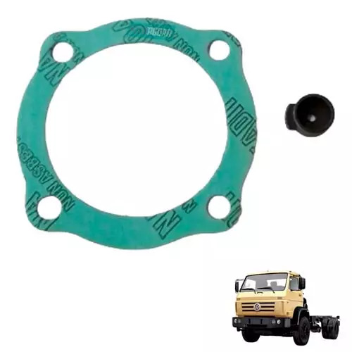 REPARO VEDACAO TAMPA TRASEIRA COMPRESSOR AR VARGA 2 CIL VW 11.130 13.130 14.140 